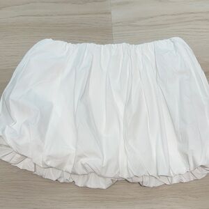 Sunday Best White Gathered Skirt Aritzia SM